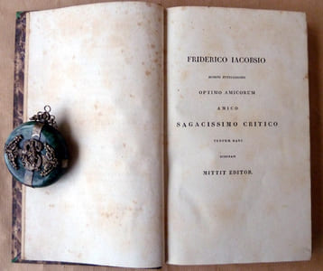 Phaedri Aug. Liberti. Fabularum Aesopiarum. Suivi de Phaedri Fabularum Liber Sextus sive Fabulae Servatae in Codice Perottino...; suivi de Germanici Caesaris Aratea E Codd. Basil. Bern. Einsiedl emendata et Suppleta; suivi de Pervigilium Veneris ad Codd. Salmas. Et Pith. Exactum; suivi de Phaedri Fabulae NovaeXXXII. E Codice Vaticano Redintegratae ab Angelo Maio. Supplementum Editionis Orellianae; suivi de Accedunt Publii Syri Codd. Basil. Et Turic. Antiquissimi cum sententiis circiter XXX. Nunc primum editis; suivi de Ludovici Trossii ad Iulium Fleutelotcollegii regii borbonici quos parisiis floret professorem meritissimus De Codice quo amplissimus continetur phaedri paraphrastes Olim Wisseburgensi nunc guel pherbytano Epistola