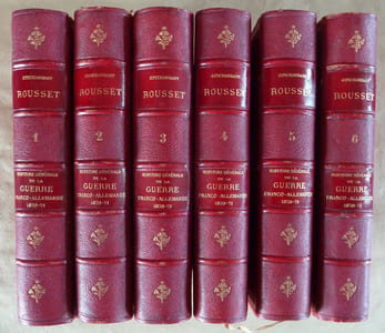 Histoire générale de la Guerre Franco-Allemande (1870-1871). T1 et T2: L'Armée Impériale; T3: Le Siège de Paris; T4 , T5 et T6: Les Armées de Province.