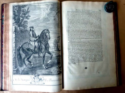 Ecole de Cavalerie. Contenant la Connaissance, l'Instruction et la Conservation du Cheval.