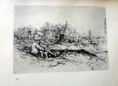 Auguste Brouet. Catalogue de son Oeuvre gravé (...?) précédé d'une étude de Gustave Geffroy. Estampes.