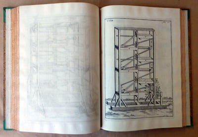 Recueil d'Ouvrages Curieux de Mathématique et de Mécanique, ou Description du Cabinet de Monsieur Grollier de Servière avec près de cent planches en taille-douce... Seconde Edition