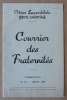 Courrier des fraternités. N°57-juillet 1969.. Collectif.