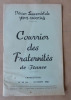 Courrier des Fraternités de France. N° 55 bis- octobre 1968.. Collectif.