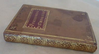  "Portefeuille, 9 Derniers Mois de 1769."  Manuscrit. Les Comptes de La france en 1769/1770.