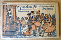 Bruxelles. Malleken-Pis. 10 jolies cartes Comiques en couleurs.