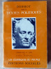 Textes Politiques. Tome VI. . Diderot (Denis).