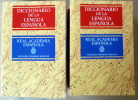 Diccionario de la Langua Espanola. 2 vol.. Dictionnaire de la Langue Espagnole de l'Académie Royale d'Espagne.. Real Academia Espanola.