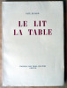 Le Lit La Table.. Eluard (Paul).