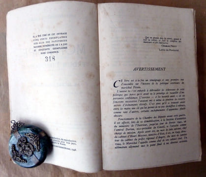 Montoire Verdun diplomatique. Le Secret du Maréchal.. Girard (Louis-Dominique).