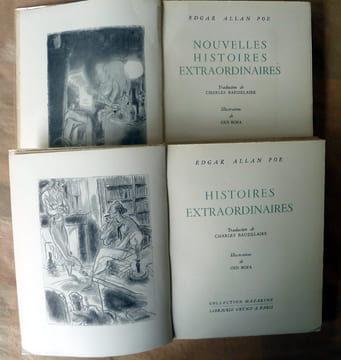 Histoires Extraordinaires. Nouvelles Histoires Extaordinaires. Illustrations de Gus Bofa. Traduction de Charles Baudelaire. Poé (Edgar).
