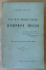 Les Plus Belles Pages D'Ernest Hello.. Guilloux (Pierre).