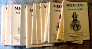 Médecine Ayur-Védique. Ensemble de 21 revues brochées de format in 8° (21x15cm); publiées par l'école Védique de Lucay-le-Male.. Collectif.