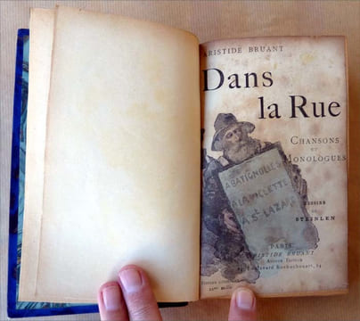 Dans La Rue. Chansons et monologues avec des dessins de Steinlen.. Bruant (Aristide).