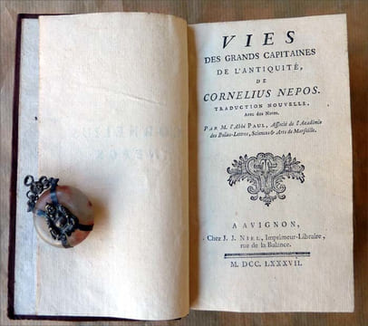 Vies des Grands Capitaines de L'Antiquité de Cornélius Nepos. Traduction Nouvelle, avec des notes par M. l'Abbé Paul...... Cornélius Nepos.