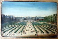 Une vue d'optique représentant l'ancien Palais Royal