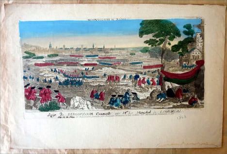 Siège de Bergopzoom commandé par Mr. Le Maréchal de Lowendal.. Basset; rue Saint Jacques
