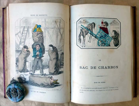 Théâtre de Marionnettes du Jardin des Tuileries. Textes et composition des dessins par l'auteur.. Duranty (Louis Edmond).