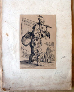 Capitano de Baroni. 25 planches gravées au XIXème d'après la célèbre série de gravure du maître de Nancy appelée "Les Gueux".