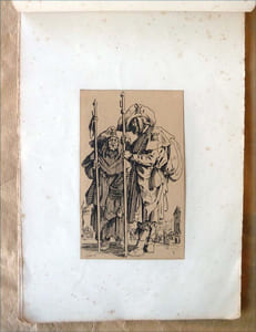 Capitano de Baroni. 25 planches gravées au XIXème d'après la célèbre série de gravure du maître de Nancy appelée "Les Gueux".