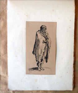 Capitano de Baroni. 25 planches gravées au XIXème d'après la célèbre série de gravure du maître de Nancy appelée "Les Gueux".