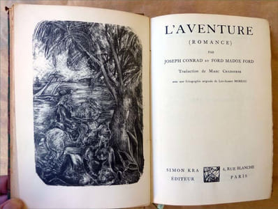 L'Aventure. Traduction de Marc Chadourne avec une lithographie originale de Luc-Albert Moreau.