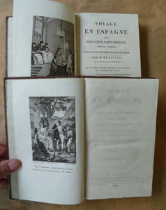 Voyage en Espagne du Chevalier Saint-Gervais, officier français et les divers évènements de son voyage...