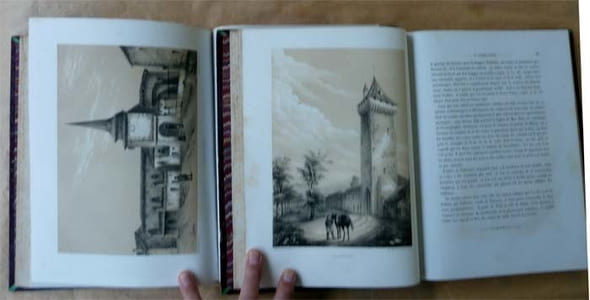 Histoire Religieuse et Monumentale du Diocèse d'Agen depuis les temps les plus reculés jusqu'à nos jours comprenant la partie des diocèses circonvoisins autrefois renfermés dans l'Agenais enrichie de lithographies à deux teintes et d'un grand nombre de sujets iconographiques.