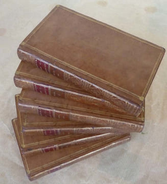 Oeuvres du Comte Antoine Hamilton. (Complètes en 6 vol.).. Hamilton (Comte Antoine).