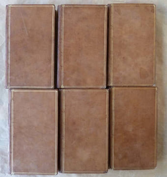 Oeuvres du Comte Antoine Hamilton. (Complètes en 6 vol.).. Hamilton (Comte Antoine).