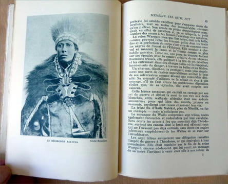 Ménélik tel qu'il fut. Edition Originale.. Monfreid (Henry de).