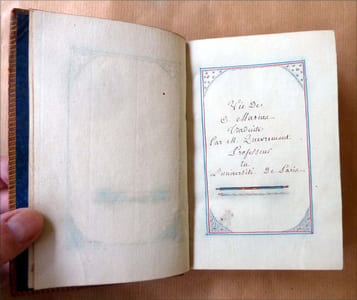 Vie de Marius traduite par M. Quevremont Professeur en L'Université De Paris.sl
