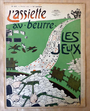 L'Assiette au Beurre. Les Jeux. N°307.. [Galanis; Carlègle; Ricardo Florès; Edouard Bernard; Cardona; Wagner; Kirchner et D'Ostoya].