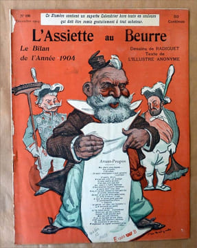 L'Assiette au Beurre. Le Bilan de L'Année 1904. Dessins de Radiguet; texte de L'Illustre Anonyme. N°196.. [Radiguet].