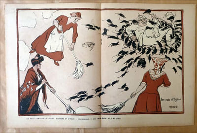 L'Assiette au Beurre. La Guerre du Pape. N°309.