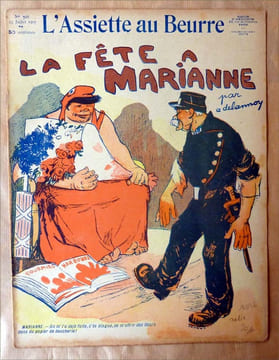 L'Assiette au beurre. La Fête à Marianne. N°328.. [Delannoy].