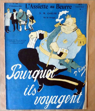 L'Assiette au beurre. S. M. Carlos, Roi du Portugal. N°194.. [D'Ostoya].