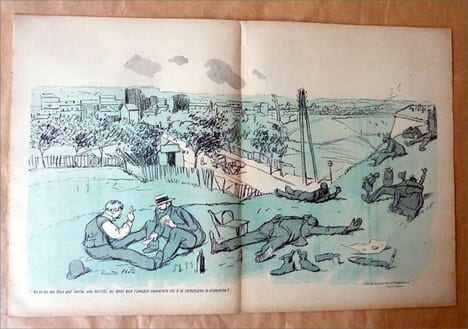 L'Assiette au Beurre. Aux Fortif's. N°336.. [Ricardo Florès].