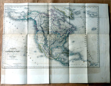 Carte Générale de l'Amérique du Nord et des Iles qui en dépendent. 