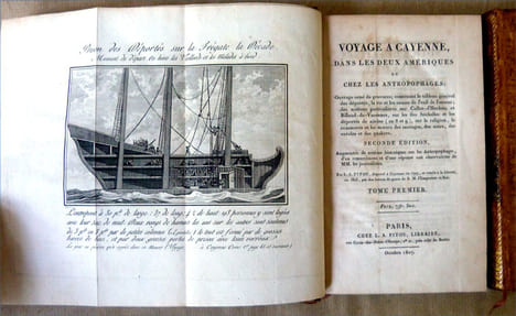 Voyage à Cayenne, dans les deux Amériques et chez les antropophages. Ouvrage orné de gravures; contenant le tableau général des déportés, la vie et ...