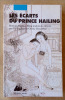 Les 2carts du Prince Hailing. Roman érotique Ming traduit du chinois par Huang San et Oreste Rosenthal.. Anonyme