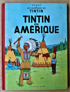 Tintin en Amérique. 