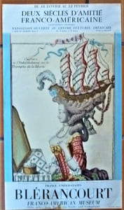 Affiche édité à l'occasion  de l'exposition au Centre Culturel Américain, du 18 janvier au 12 février 1978; 