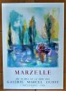 Marzelle. Affiche éditée à l'occasion de l'exposition à la Galerie Marcel Guiot du 18 mai au 12 juin 1965.. Marzelle.