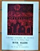 Rita Klein. Affiche éditée à l'occasion de l'exposition "batiks" à la Galerie Cimaises de France du 15 au 24 novembre (sans date; 1965?).. Rita Klein. ...