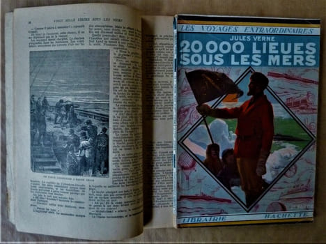 Vingt Mille lieues sous les mers. 1èere partie; 2ème partie. . Verne (Jules).