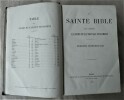 La Sainte Bible qui contient l'Ancien et le Nouveau Testament. Version d'Ostervald.. Collectif.