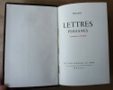 Lettres Persanes. Introduction d'Etiemble.. Montesquieu.