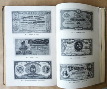 Dictionnaire des Monnaies. Billets de Banque; Monnaies d'Or, d'Argent, de Nickel et de Bronze; avec 125 reproductions photographiques.