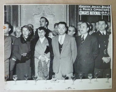 Une photographie représentant des participants au Congrès National de l'association de 8 et 9 mars 1952.