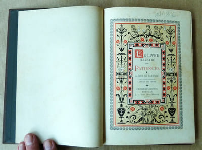 Le Livre Illustré des Patiences. 60 jeux de patience avec figures indiquant la place des cartes. 3ème édition.